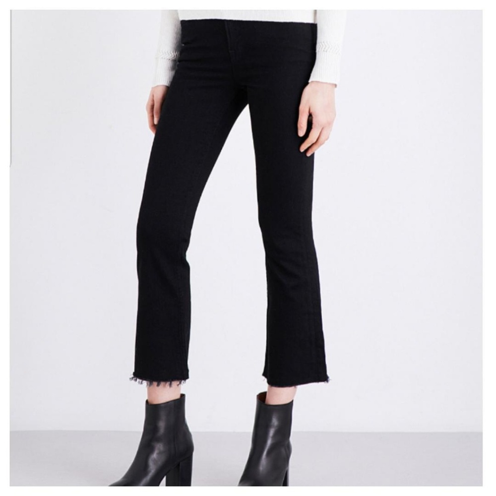 All Saints Zoe Cropped Bootcut Stretch-denim Jeans